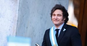 O presidente argentino Javier Milei