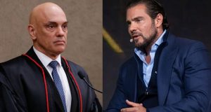 ministro Alexandre de Moraes e banqueiro Daniel Vorcaro