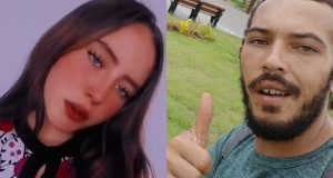 Manuela Vieira Matos Silva e Lucas Santos Lima em montagem de duas fotos