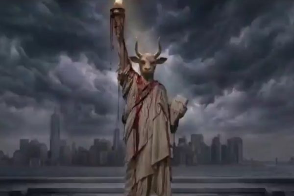 Irã publica VÍDEO que simula explosão da Estátua da Liberdade com traços demoníacos