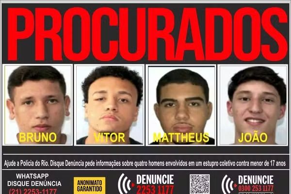 Dois foragidos por estupro coletivo de adolescente se entregam à polícia no Rio