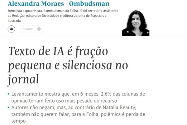 O jornal que está sendo tomado pelos robôs. Por Moisés Mendes