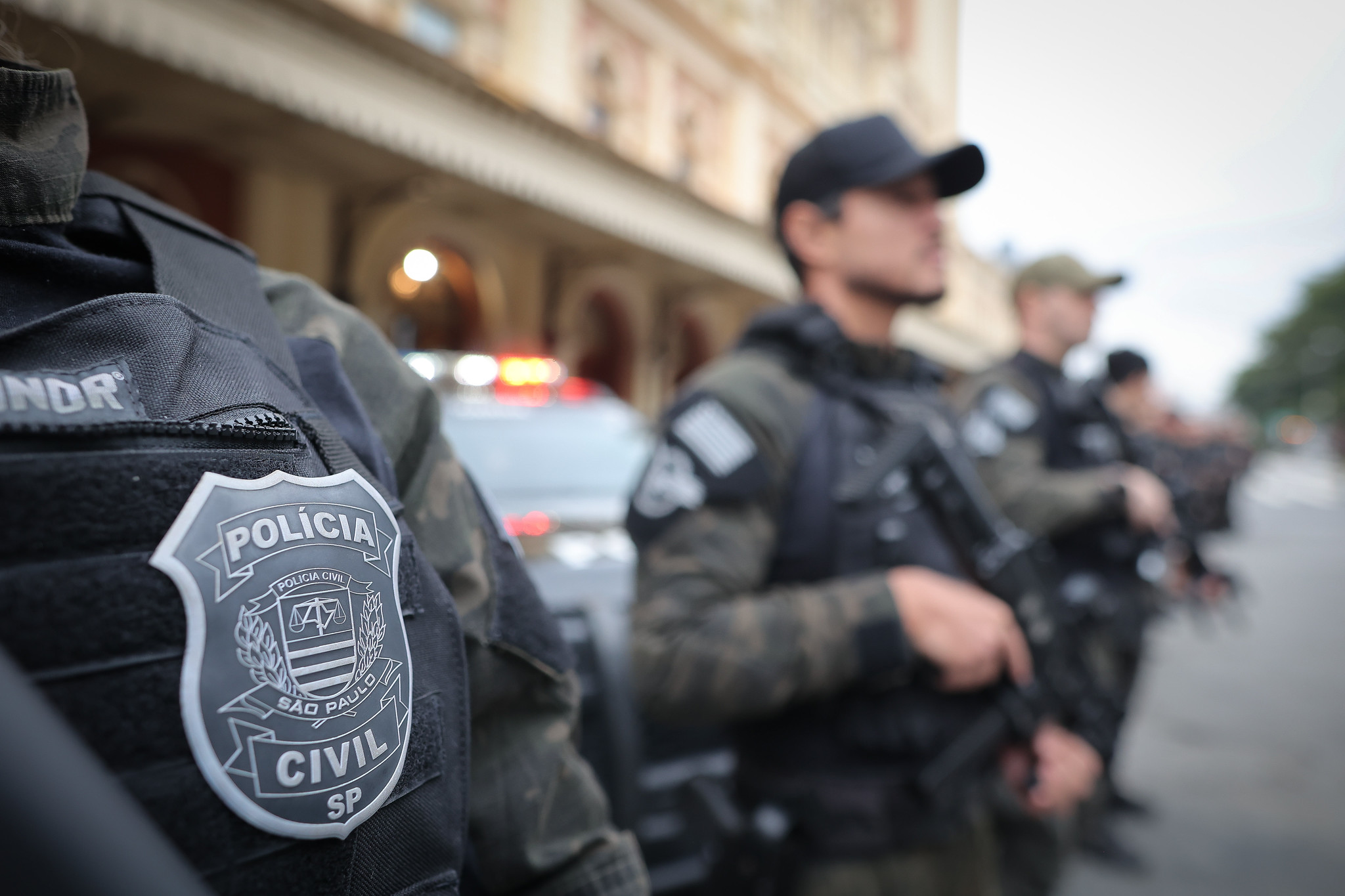Agentes da Polícia Civil de SP.