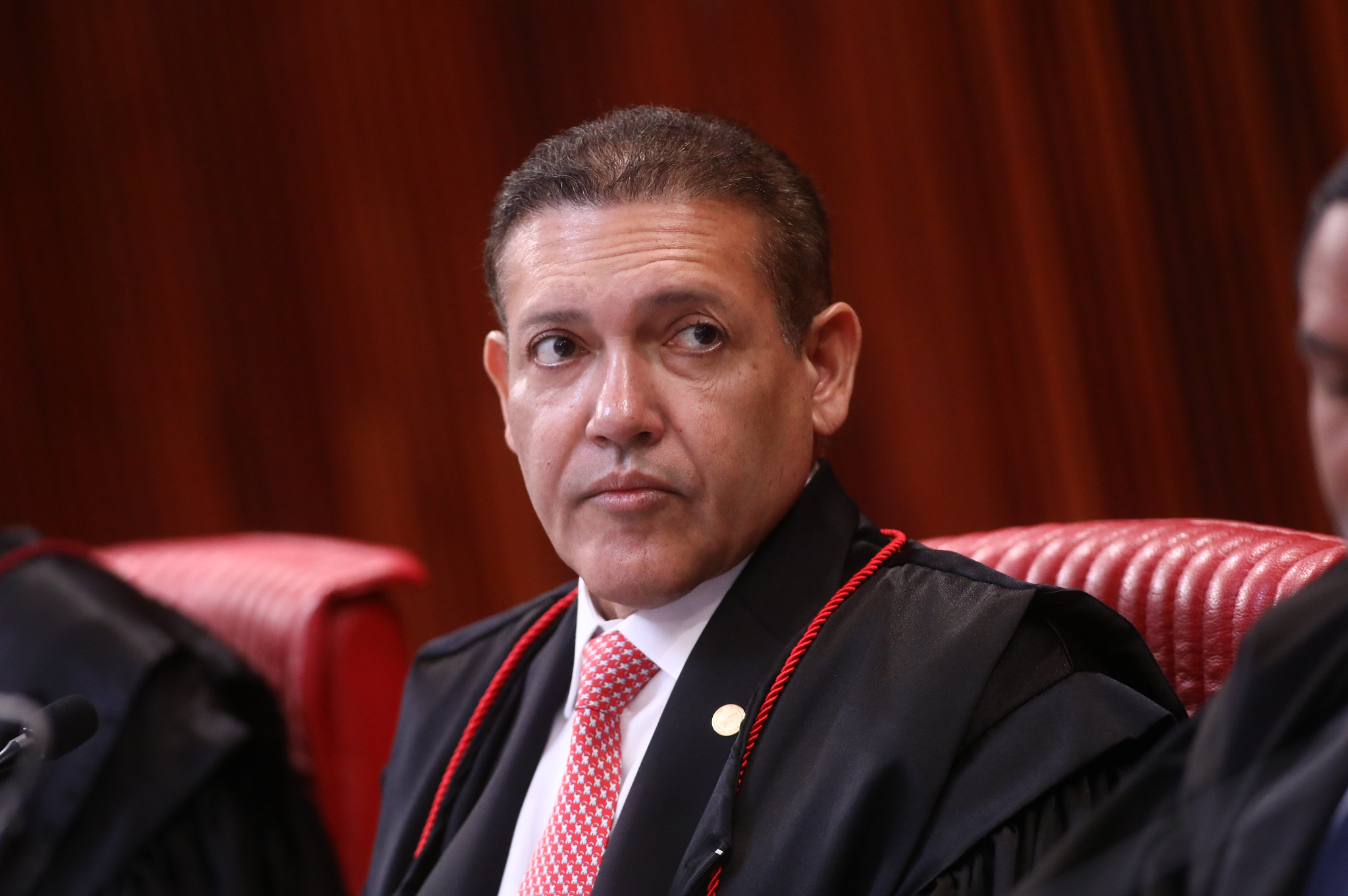 O ministro e agora presidente do Tribunal Superior Eleitoral, Nunes Marques.