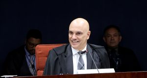 Alexandre de Moraes em sessão da Primeira turma do STF no dia 28/04/2026
