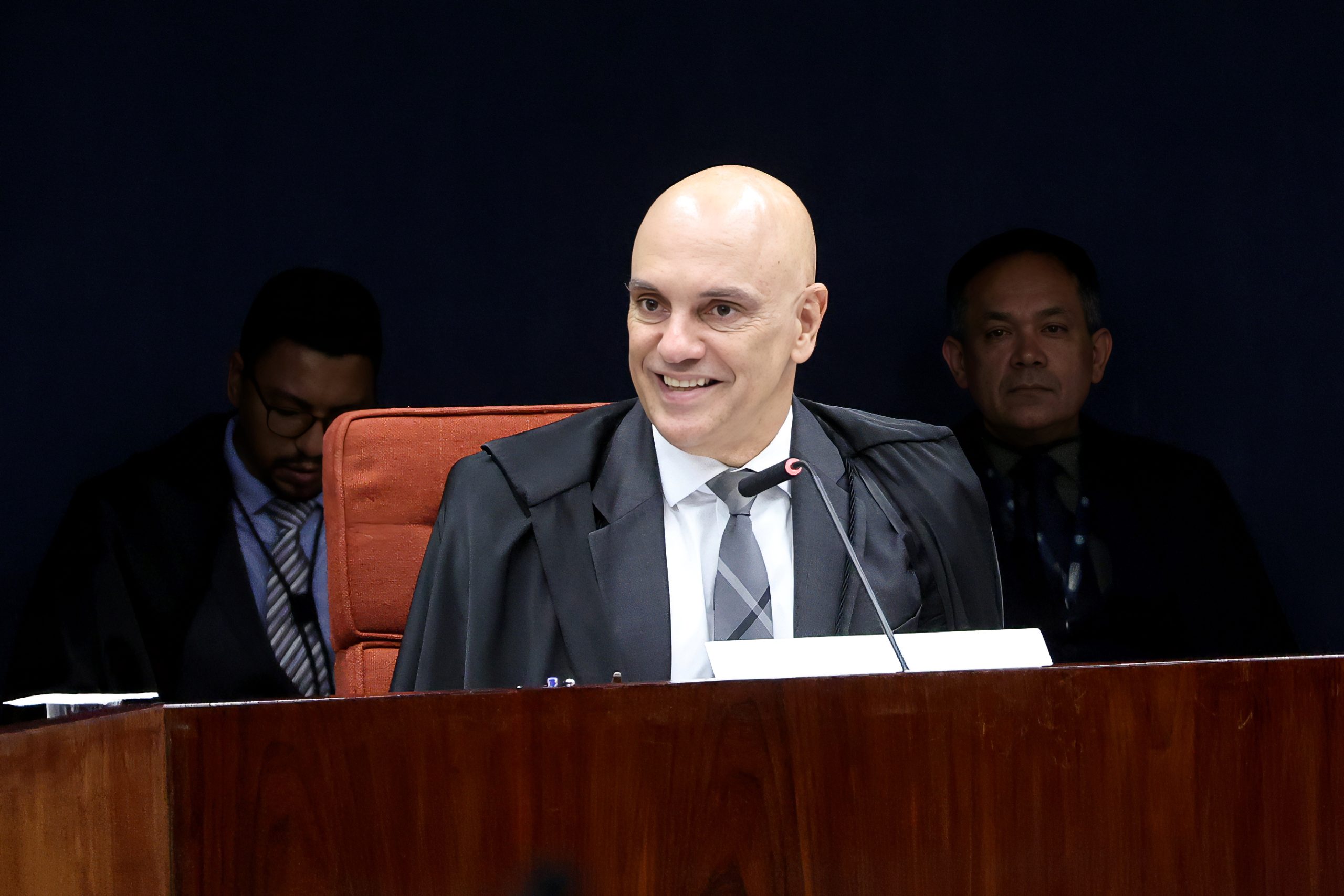 Alexandre de Moraes em sessão da Primeira turma do STF no dia 28/04/2026