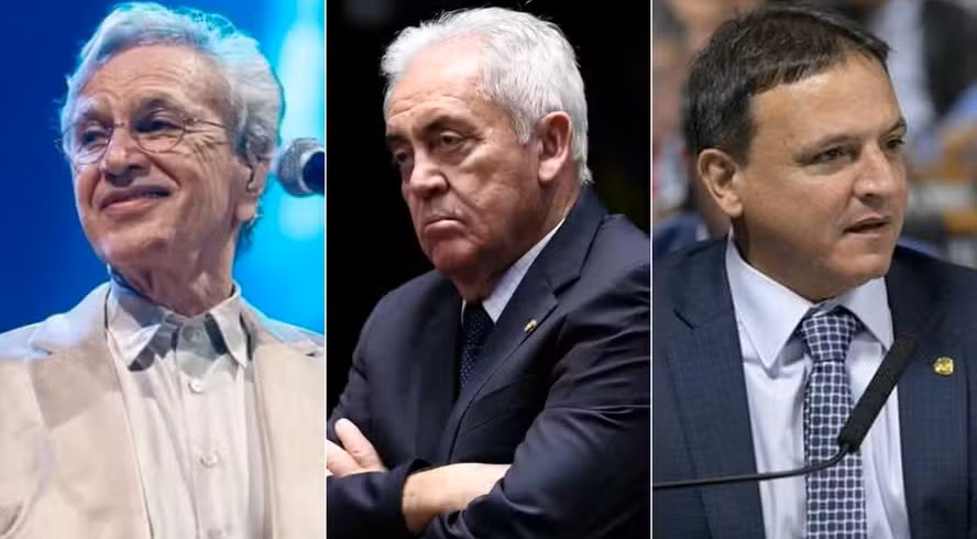 Senador bolsonarista espalha fake news sobre Caetano e leva invertida