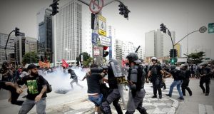 A Polícia Militar anunciou que poderá usar o Choque em resposta a atos do 1º de Maio na Paulista