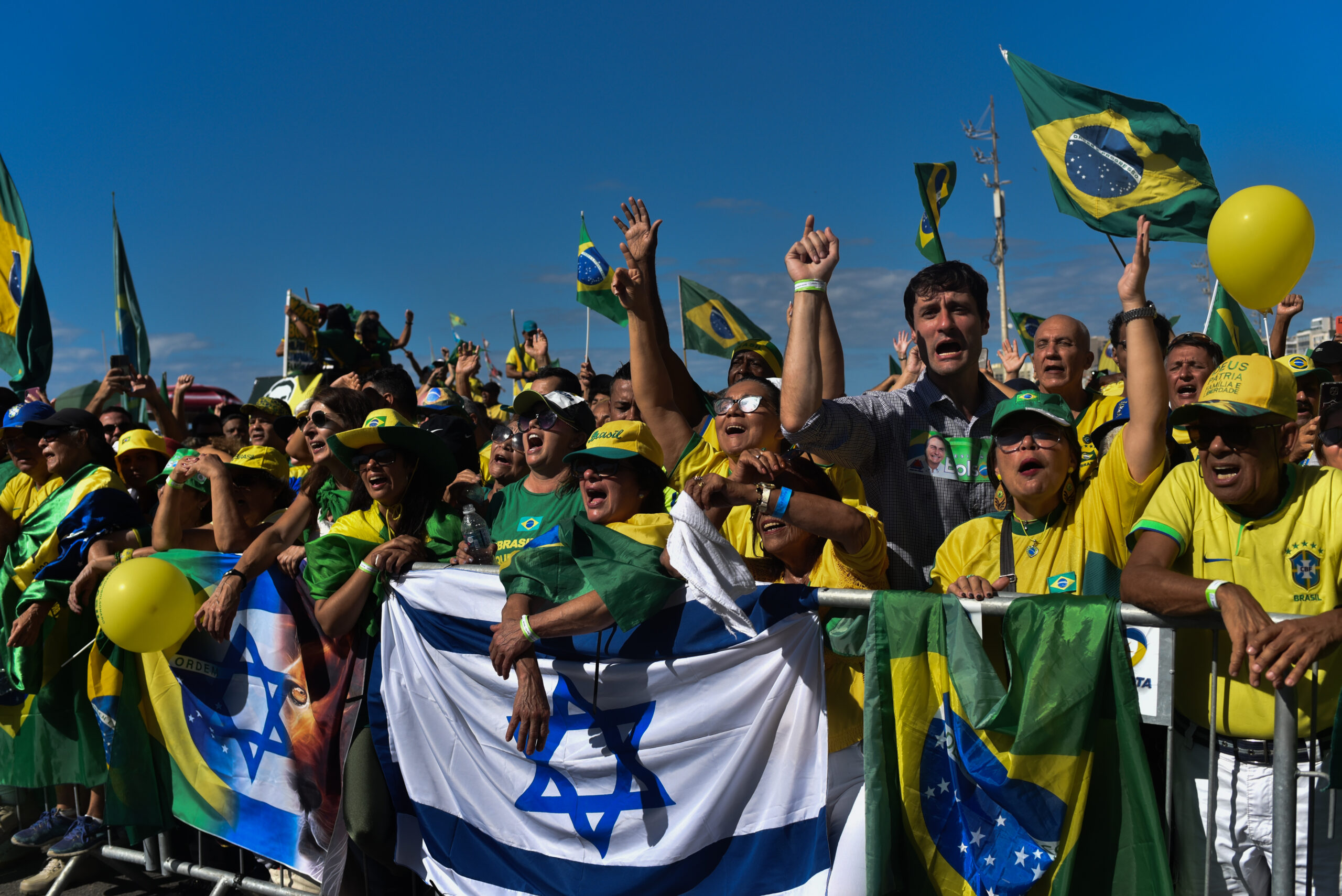 Bolsonaristas em Ato de 2024 em Copacabana