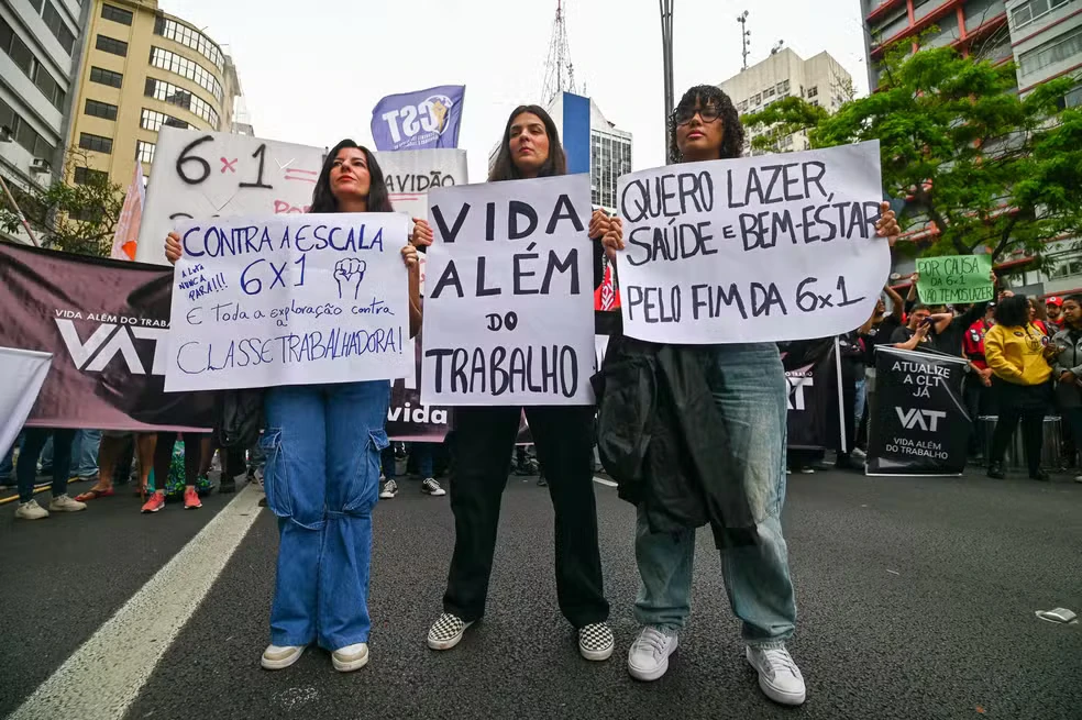 Atos na paulista de novembro de 2024 reuniram milhares pelo fim da escala 6x1.