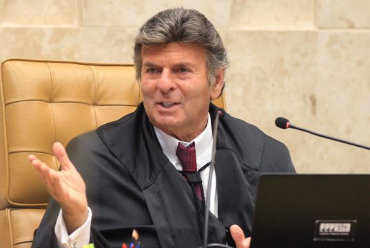 O ministro Luiz Fux, do Supremo Tribunal Federal