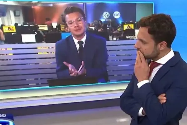 VÍDEO - Repórter do SBT descobre morte do avô ao vivo