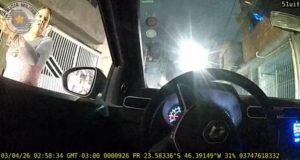 Registro feito por câmera corporal