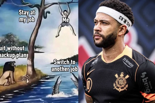 Após post misterioso, Depay abre o jogo sobre sua permanência no Corinthians