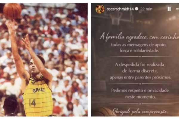 Família se pronuncia após cremação de Oscar Schmidt