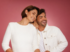 Michelle Bolsonaro junto de seu maquiador, Agustín Fernandez.