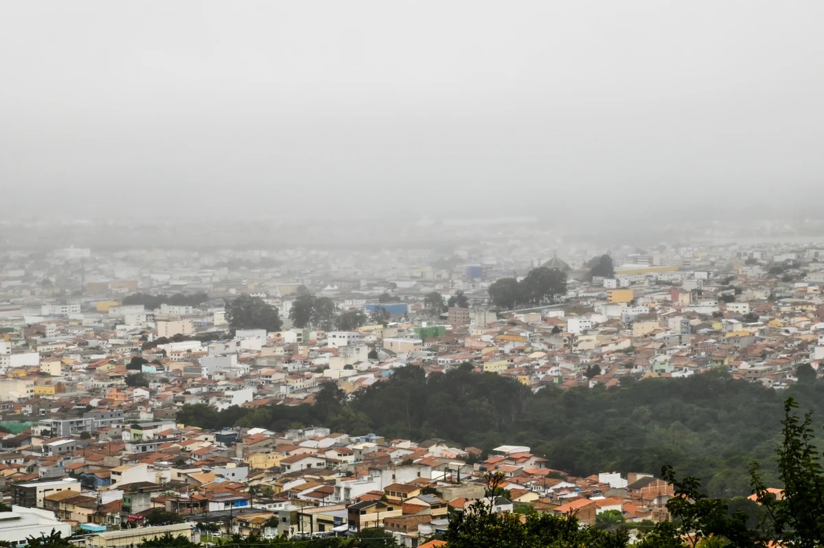 Vitória da Conquista, na Bahia, em dia frio