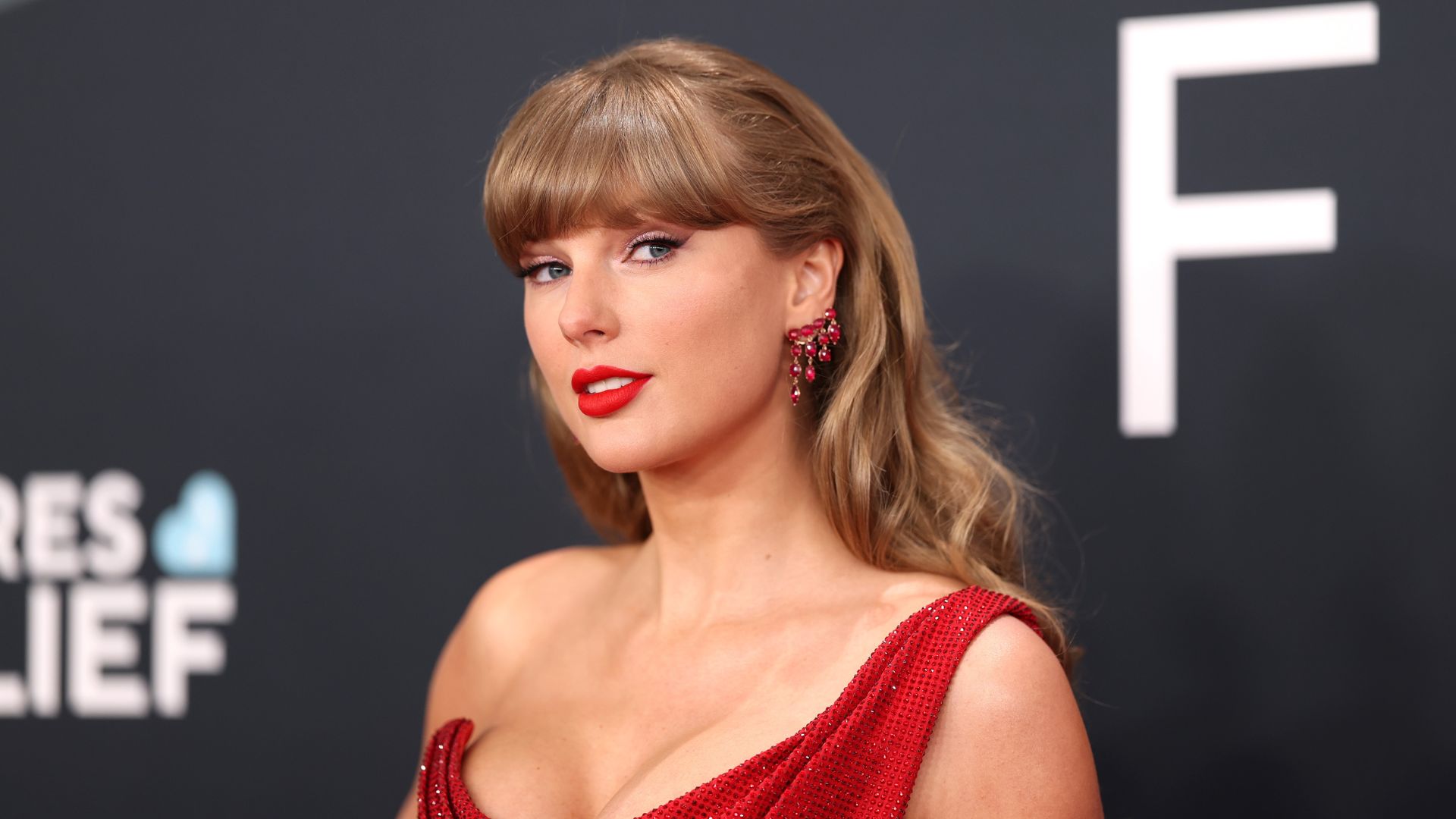 A cantora Taylor Swift, em premiação