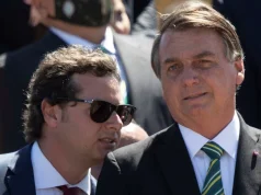 Fábio Wajngarten e Jair Bolsonaro