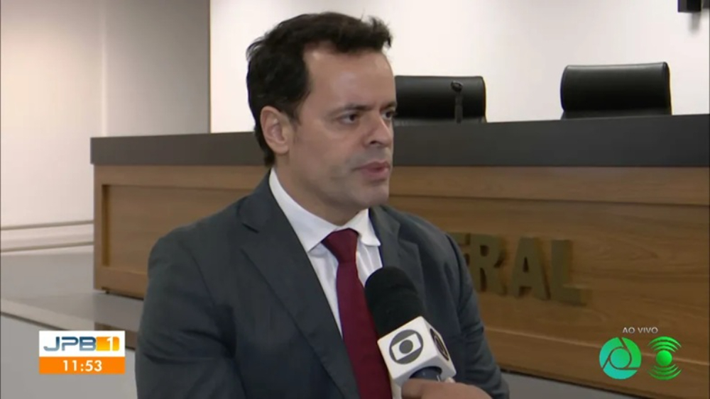 O delegado Marcelo Ivo de Carvalho - TV Cabo Branco/Reprodução