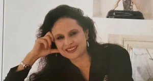 Giovanna Kupfer em foto antiga divulgada pela filha