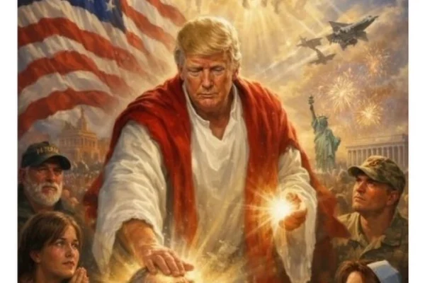 VÍDEO – Trump se diz ‘médico’, não ‘Jesus’, e ironiza críticas à sua postagem: “Fake news”