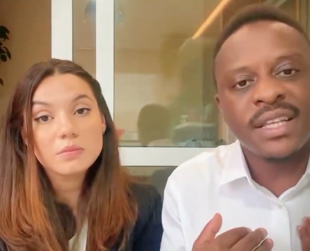 Guto Zacarias e mulher