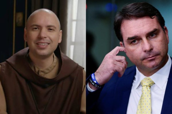 Flávio Bolsonaro aposta em Frei Gilson para aumentar eleitorado católico