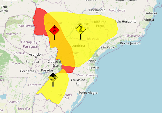 Onda de calor provoca alta nas temperaturas em estados do Sul, Sudeste e MS