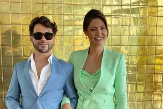 Agustin Fernandez e Michelle Bolsonaro