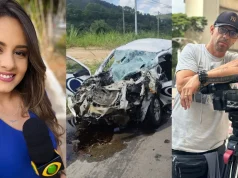 O acidente com equipe da Band que ocorreu na BR-381, tirou a vida de um cinegrafista e uma repórter.