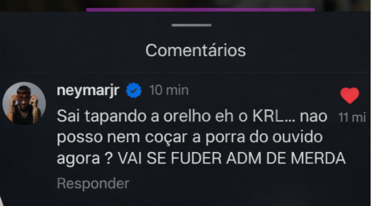 VÍDEO - Neymar perde a linha após derrota do Santos e ataca TNT Sports: "ADM de merda"