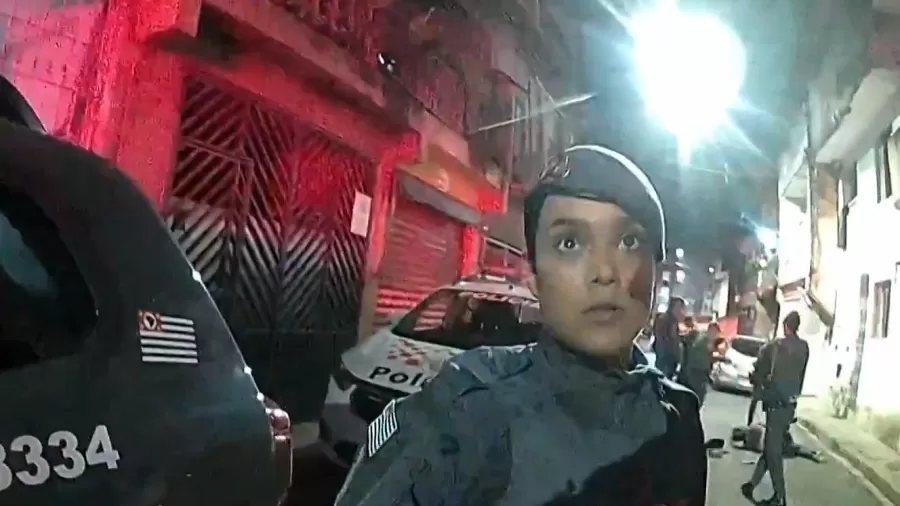 A policial Yasmin Cursino Ferreira, envolvida na morte de Thawanna Salmázio