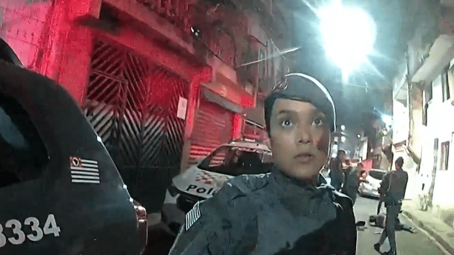 A Policial Militar Yasmin Cursino Ferreira