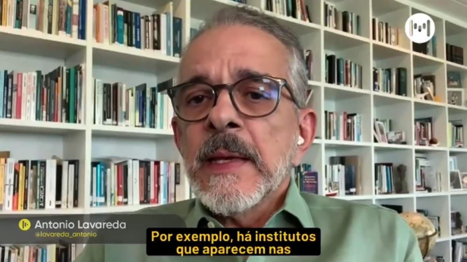 O cientista político Antonio Lavareda