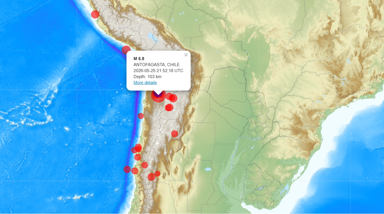 terremoto no Chile