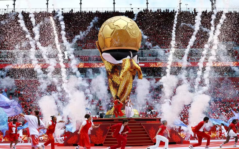 Elyanna e Jessie Reyez na segunda festa de abertura da Copa do Mundo 2026, no Canadá - REUTERS/Claudia Greco