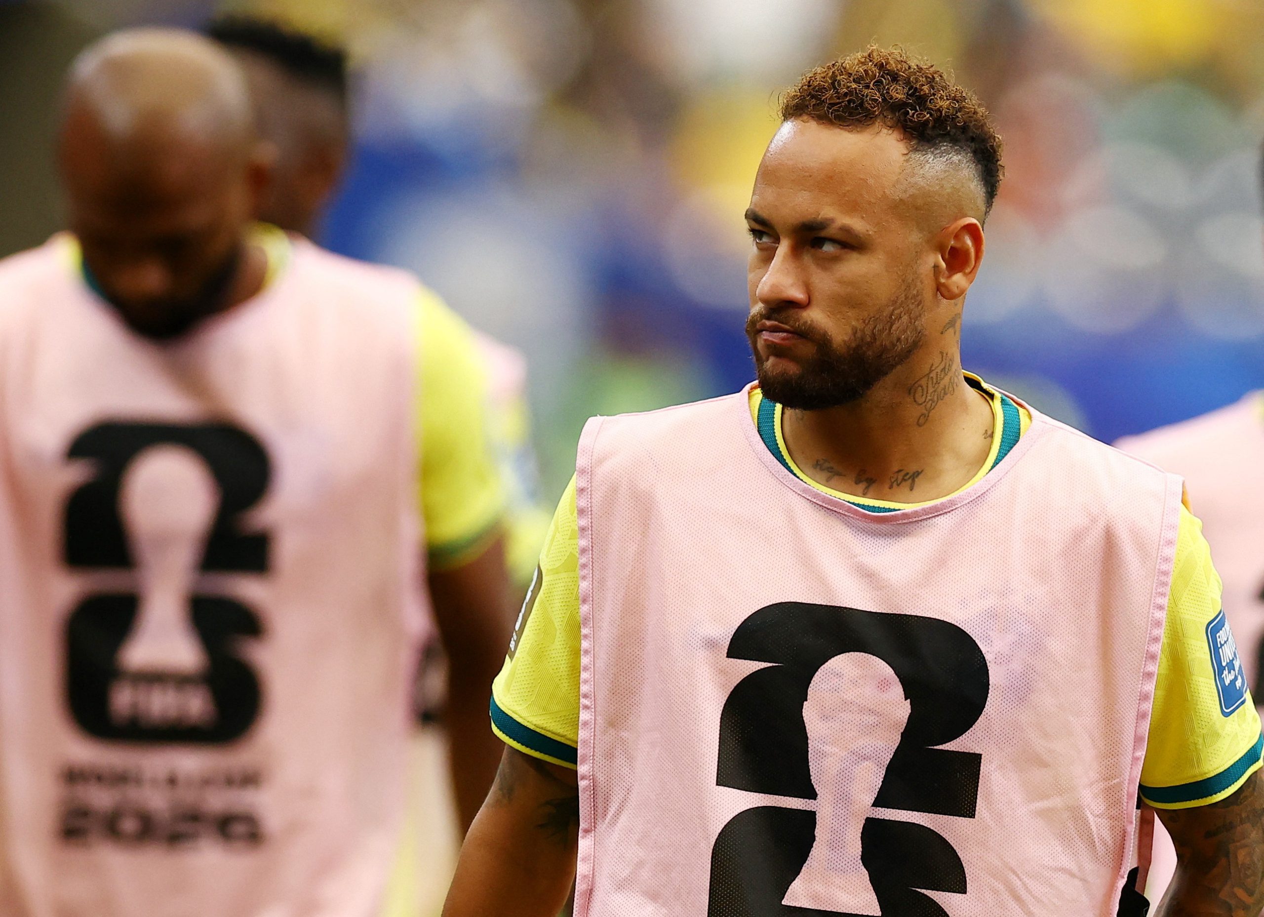 Neymar durante Brasil x Japão pela Copa do Mundo