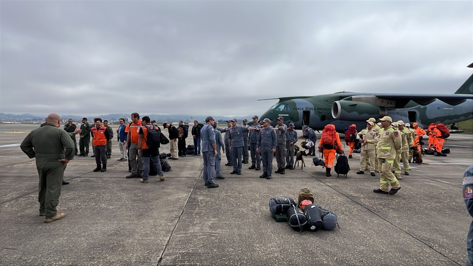 Aeronave KC-390 Millennium da Força Aérea Brasileira