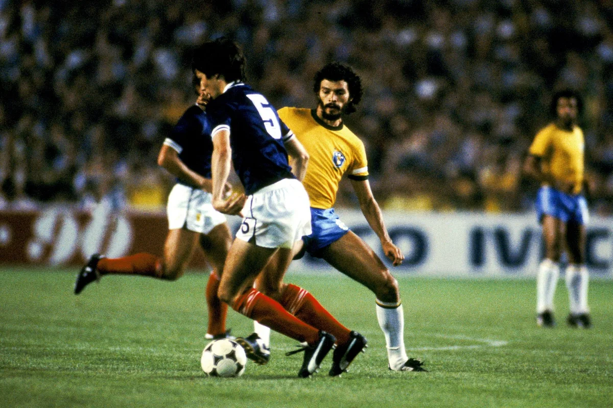 Brasil contra Escócia na Copa do Mundo de 1982