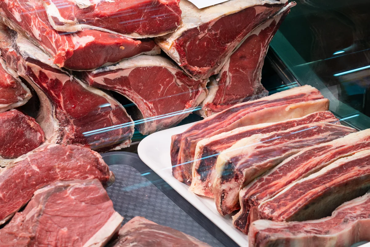 Carne bovina crua