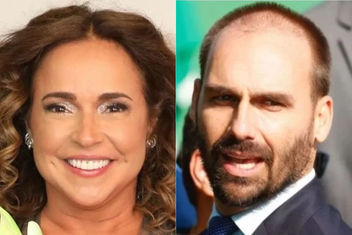Daniela Mercury e Eduardo Bolsonaro