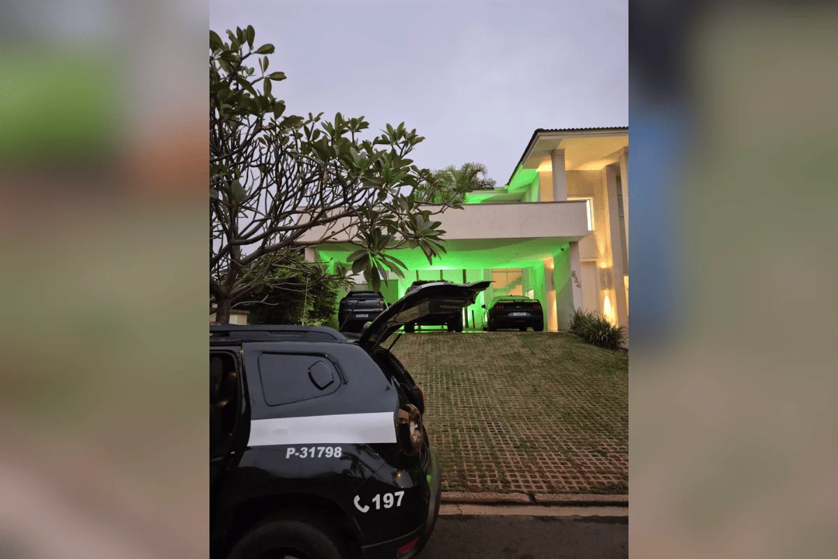 Polícia Civil de São Paulo durante operação em São José do Rio Preto