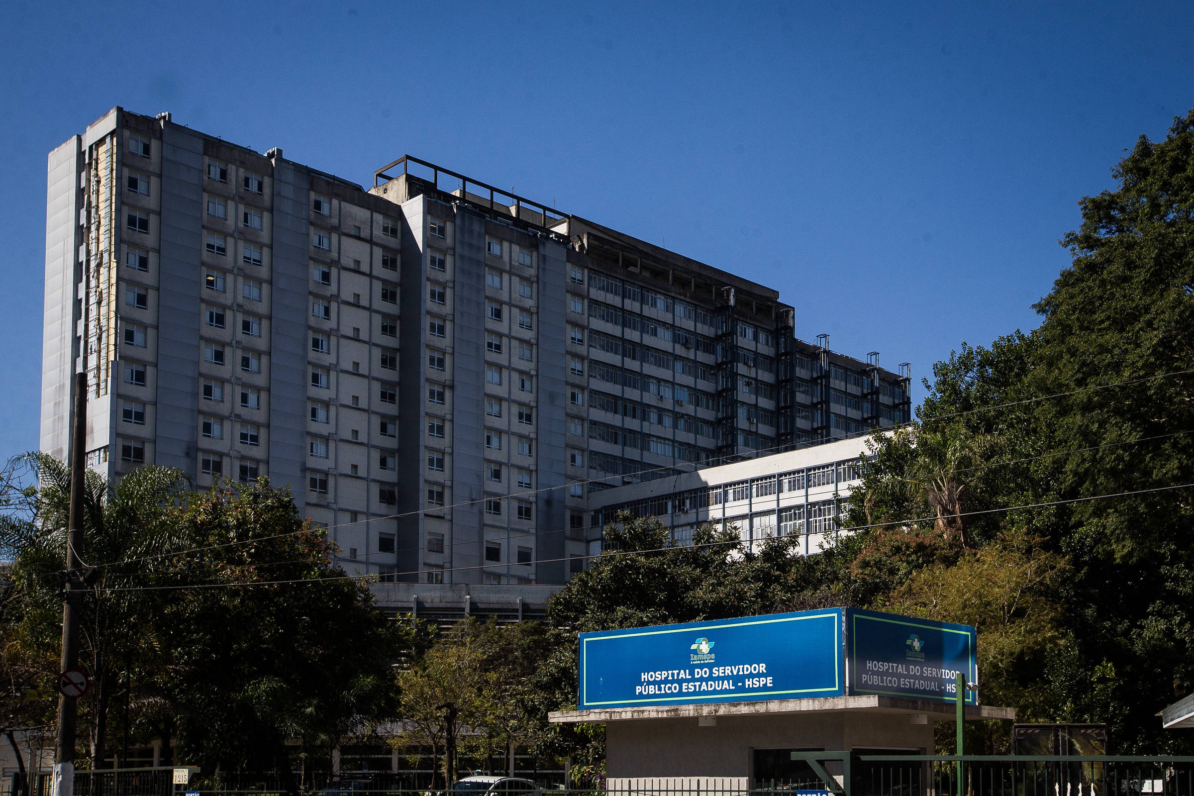Prédio do Hospital do Servidor Público Estadual em São Paulo