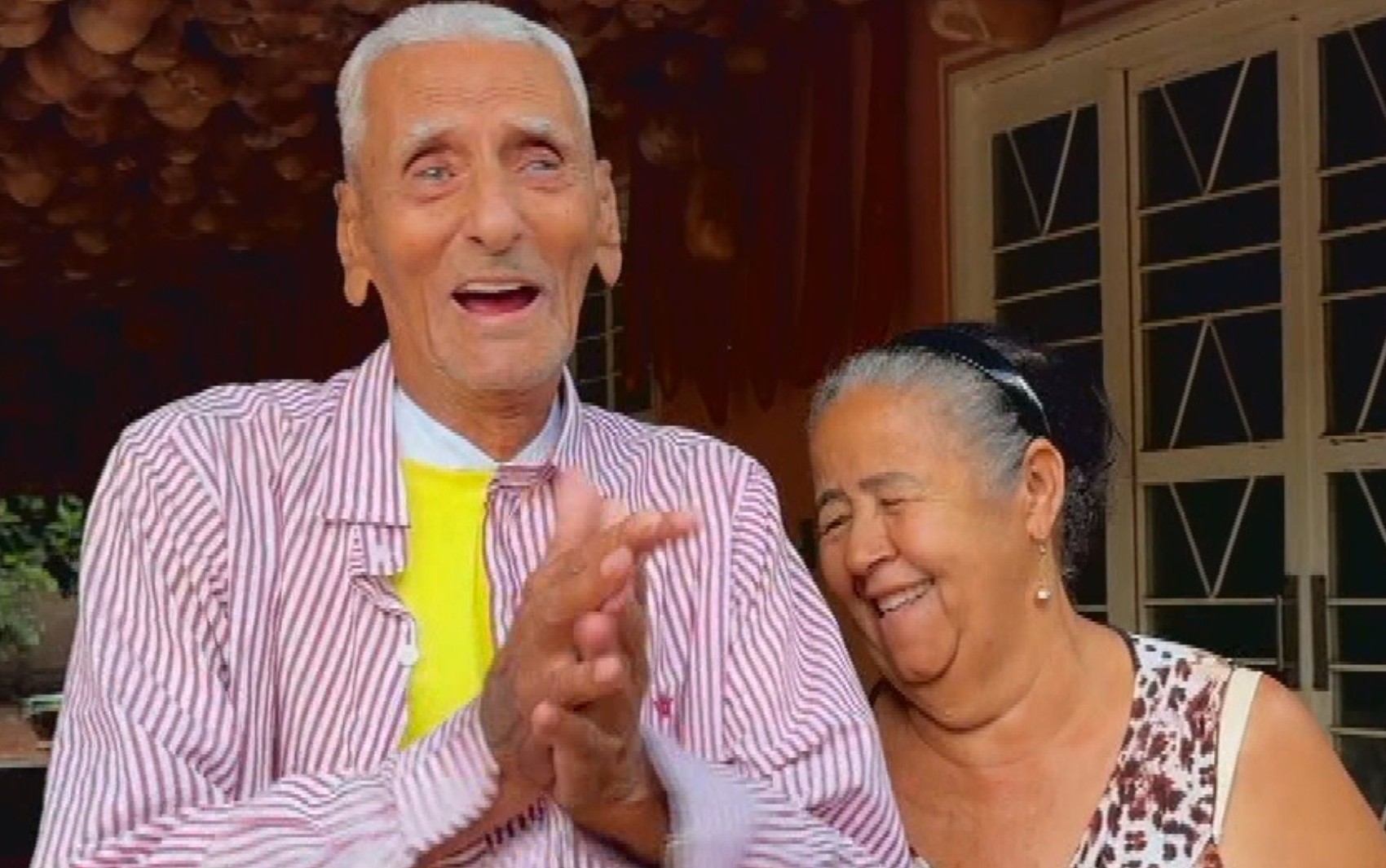 Vicente Berigo, goiano de 101 anos conhecido como Vicentão das Cabaças