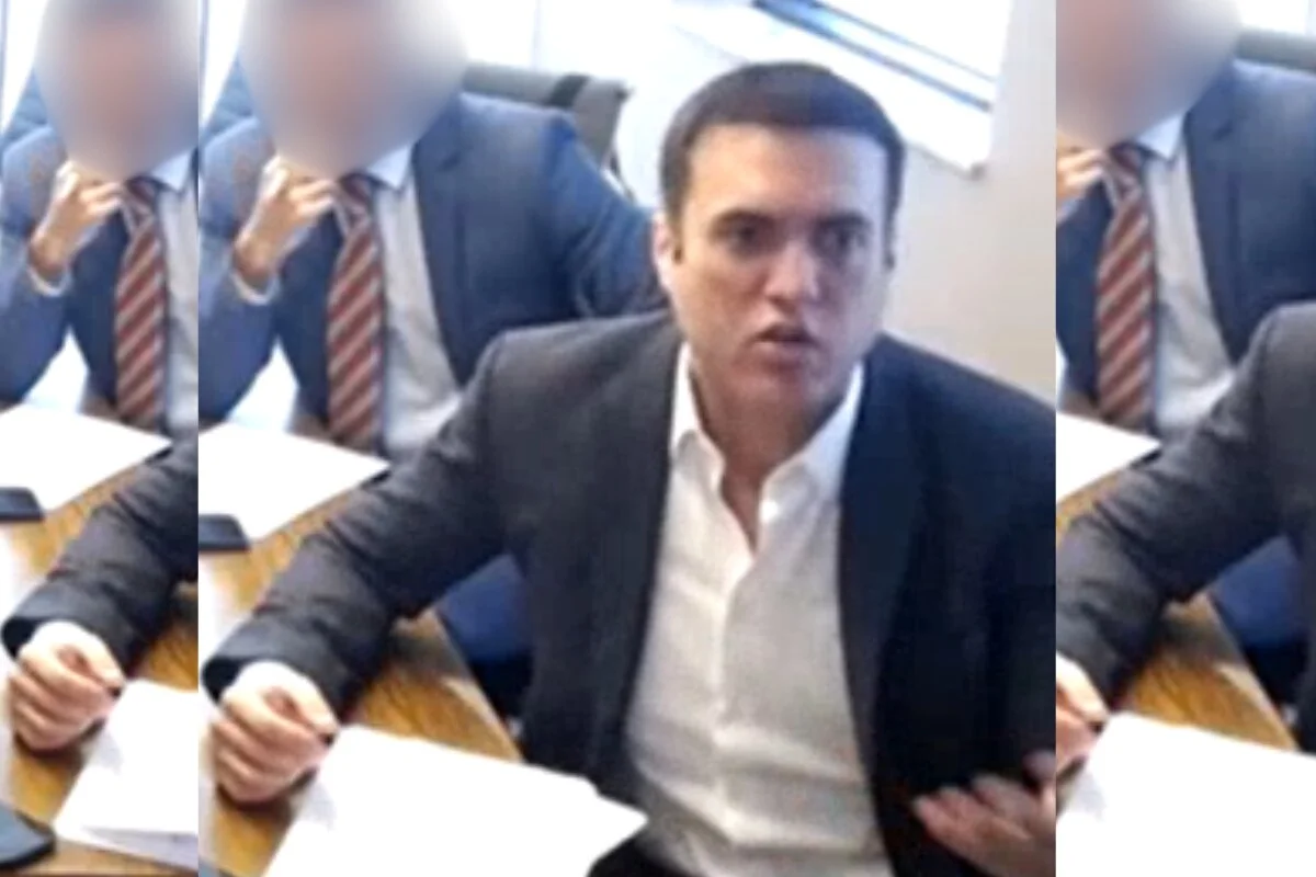 Antônio Vinícius Gritzbach durante depoimento ao Ministério Público de São Paulo