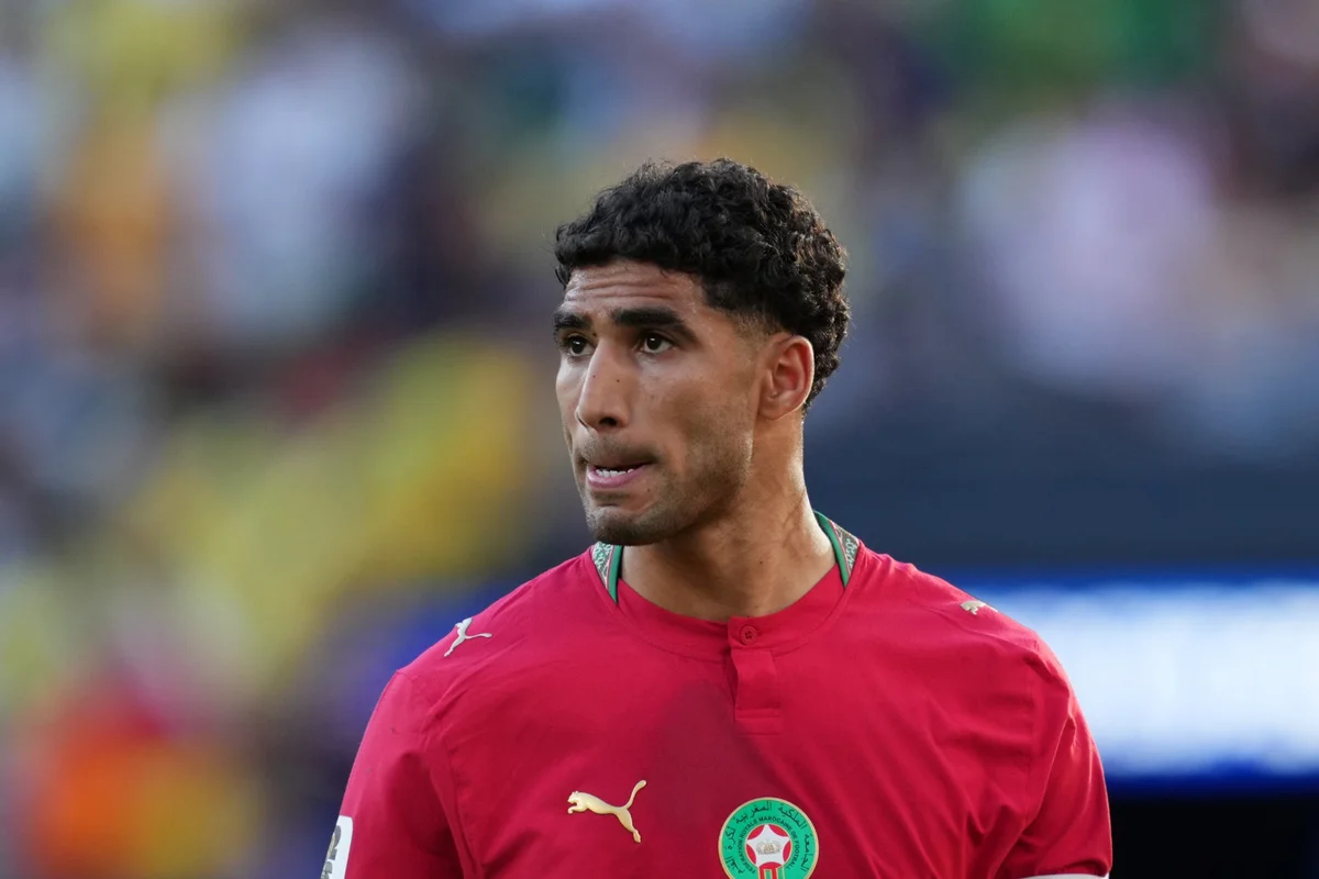 Achraf Hakimi, lateral-direito do Paris Saint-Germain e da seleção marroquina