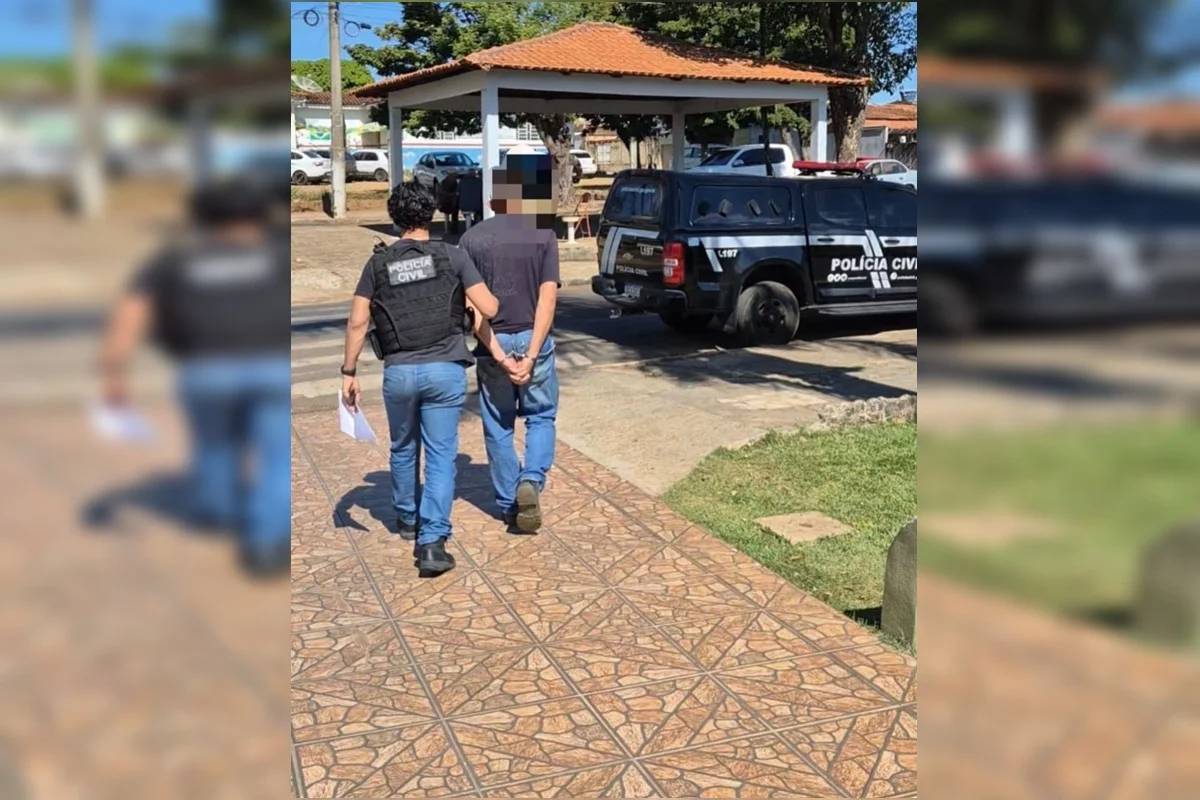Homem preso por estupro e agressão contra esposa em Goiás