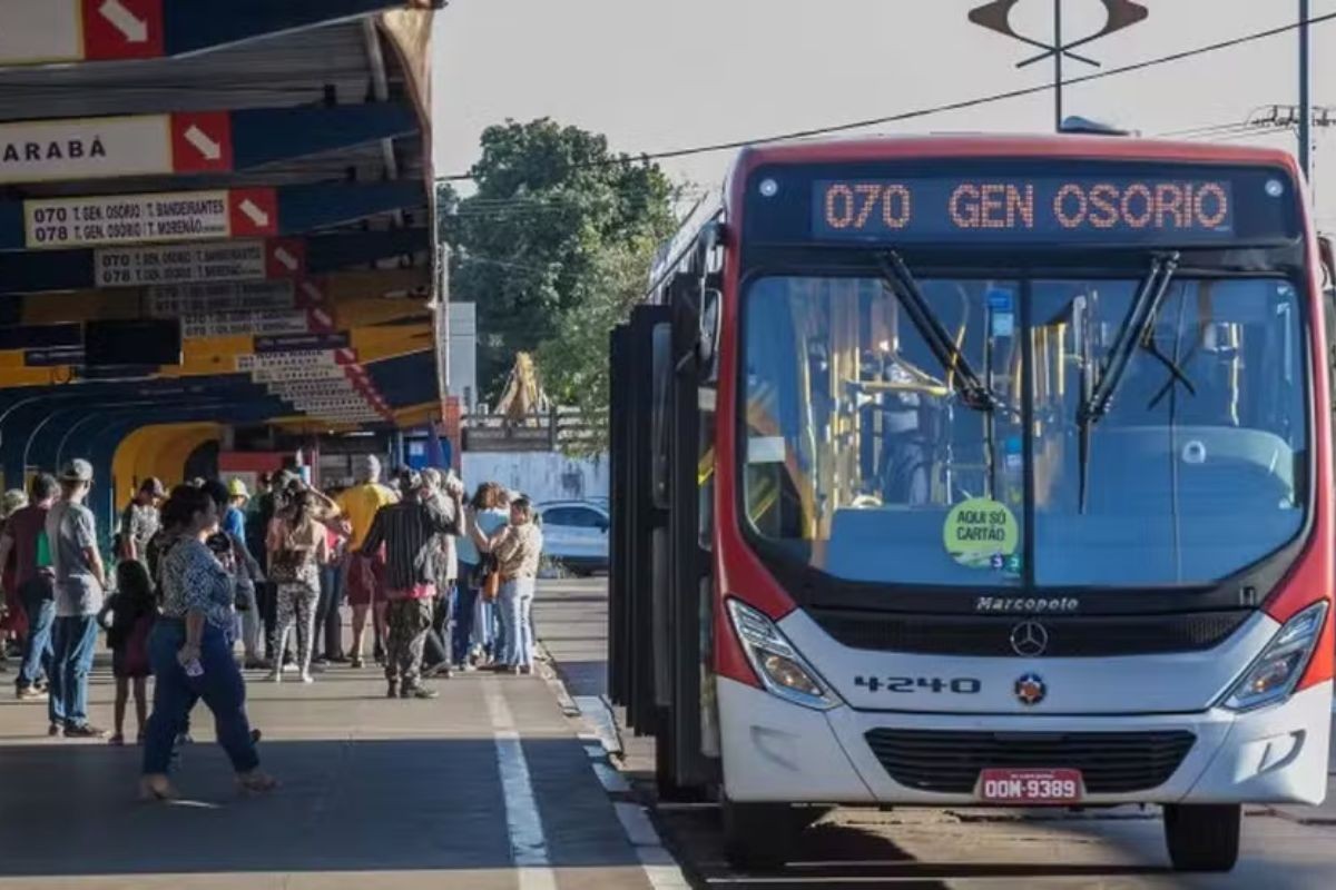 Terminal de ônibus em Campo Grande