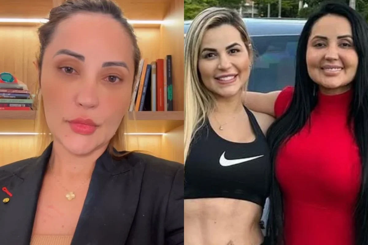 Daniele Bezerra durante vídeo publicado no Instagram